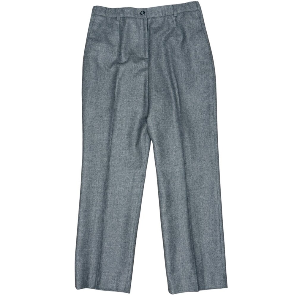 EUC Women's PENDLETON 100%‎ Virgin Wool Pants Lined Trouser Gray | Size 8